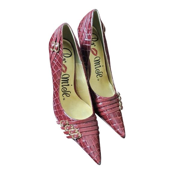 Promise Stiletto Heels Pumps in deep wine‎ "Cara" - Picture 1 of 10